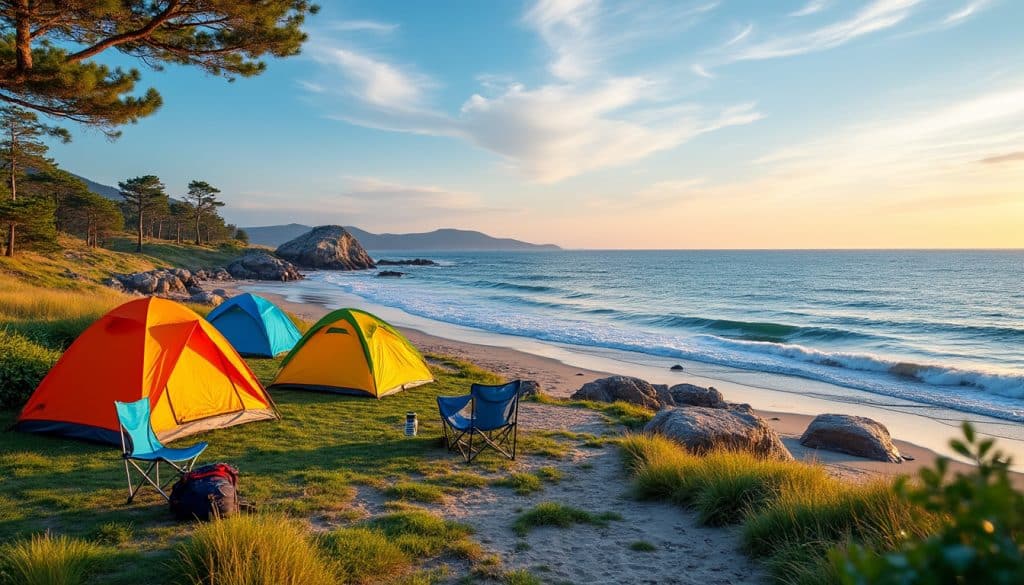 Camping emplacement tente bord de mer : pour quel niveau
