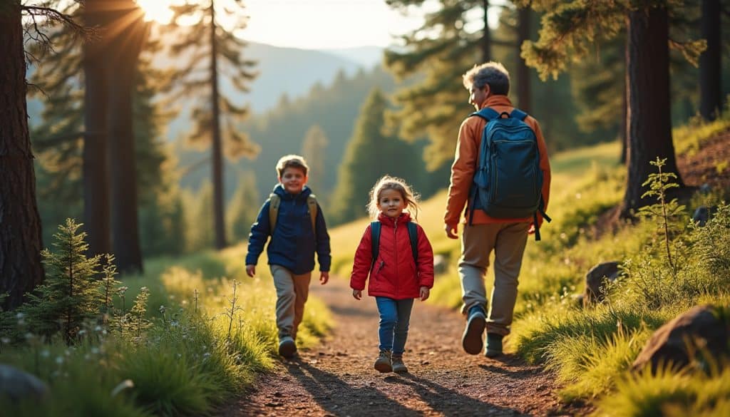 Enfants en randonnée : les distances adaptées par âge