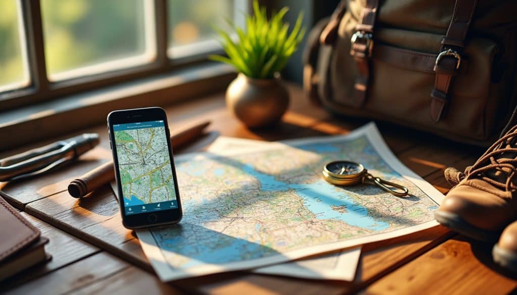 Fonds de carte hors ligne : la préparation avant le départ
