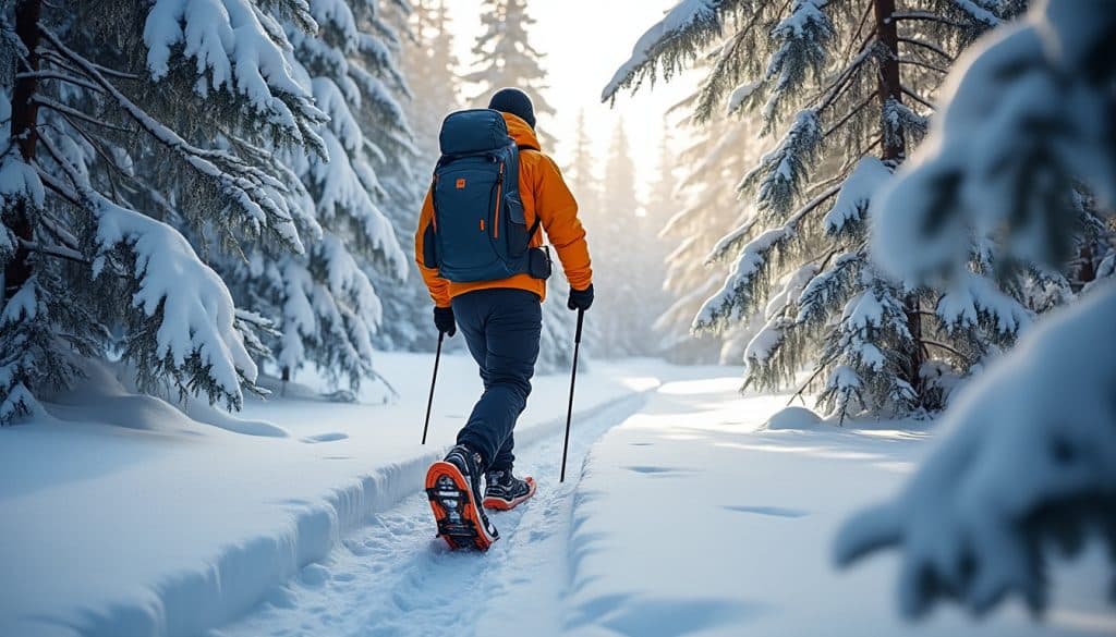 Neige et raquettes : la pratique hivernale