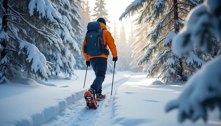 Neige et raquettes : la pratique hivernale