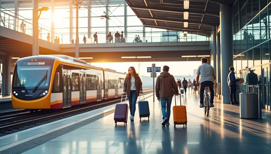Transports jusqu&rsquo;au départ : les solutions sans voiture